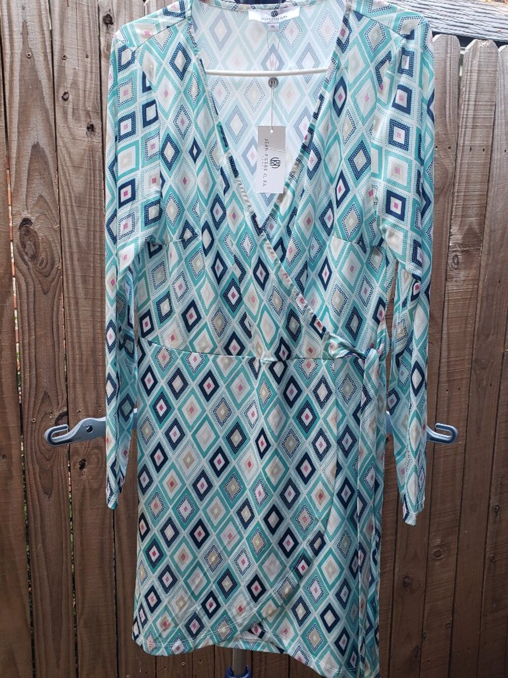 BNWT Jean Pierre Klifa geometric wrap sashay garment (XL) - Picture 2 of 5